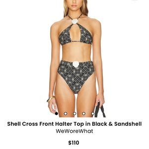 NWT!  We Wore What shell bikini - size Medium